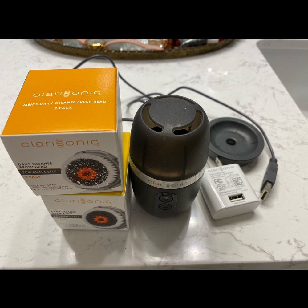 Clarisonic Alpha Fit Face Brush with 3 new brushes